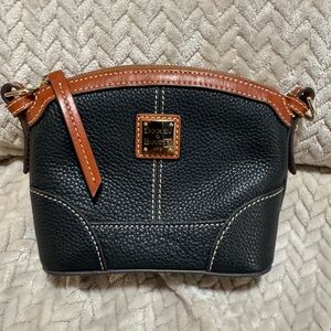 Dooney & Bourke Black and Tan Mini Bag